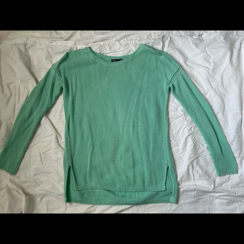 Vince Lightweight Teal Sweater